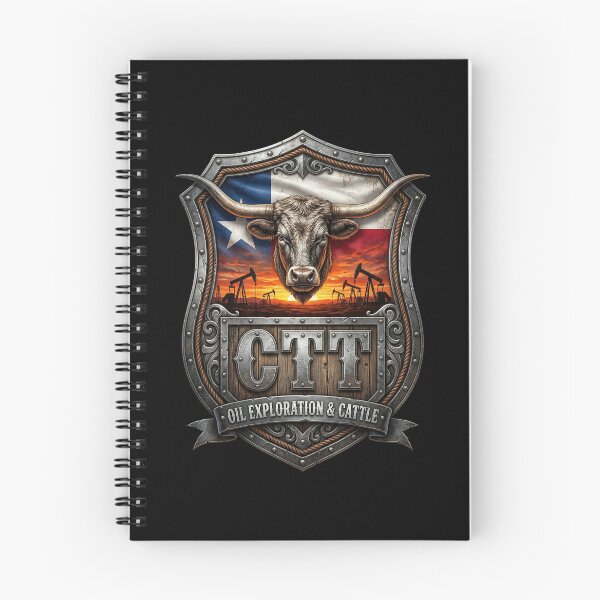 Item preview, CTT Oil Exploration And Cattle Vintage Texas Longhorn designed and sold by G350.