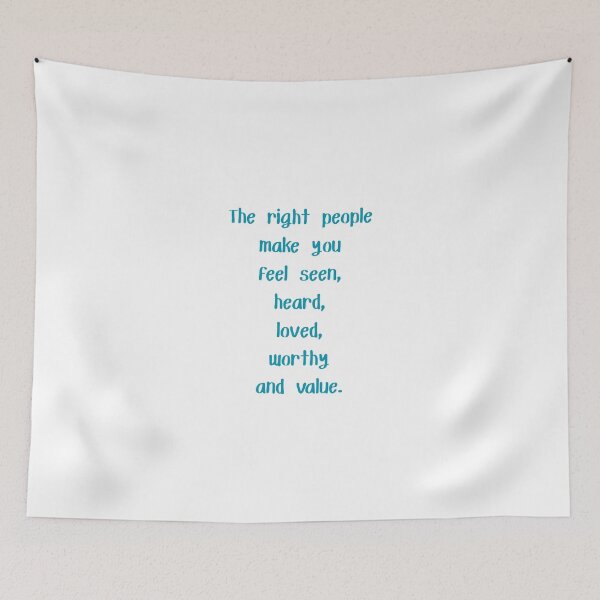 Item preview, The right people make you feel seen designed and sold by BlissThreads.