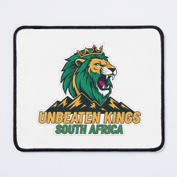 Item preview, SOUTH AFRICA Unbeaten Kings Cricket Fan Tee designed and sold by CHAMPION WARRIOR.