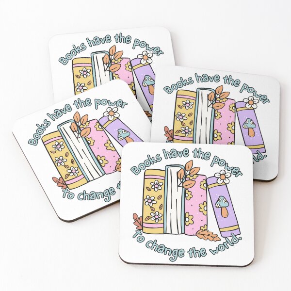 Item preview, Books Have the Power to Change the World — Floral Boho Quote designed and sold by parshalltoyou.