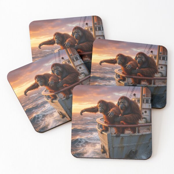 Item preview, Orangutans Reenact the "I'm Flying" Scene designed and sold by Tridentulus.