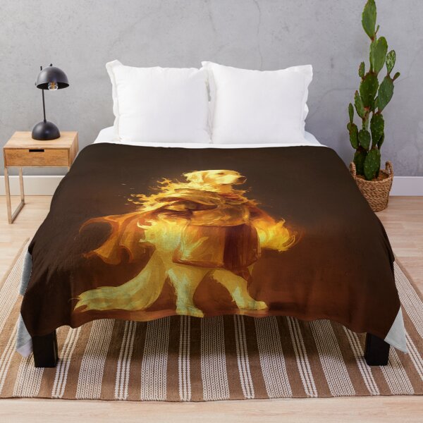 Item preview, Flaming Knight Golden Retriever designed and sold by Christian Weiss.