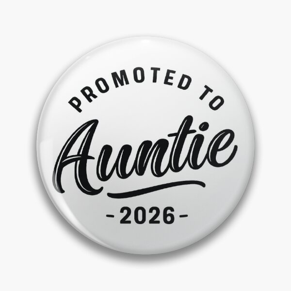 Item preview, Promoted To Auntie 2026,New Auntie designed and sold by CloudyPress.