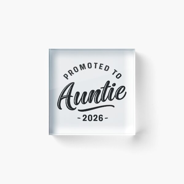 Item preview, Promoted To Auntie 2026,New Auntie designed and sold by CloudyPress.