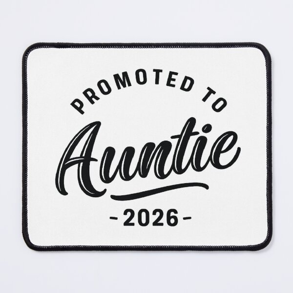 Item preview, Promoted To Auntie 2026,New Auntie designed and sold by CloudyPress.