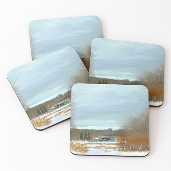 Item preview, Faded--Old Barn in Winter designed and sold by fishinjonny.