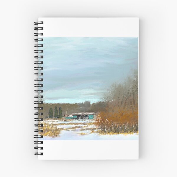 Item preview, Faded--Old Barn in Winter designed and sold by fishinjonny.