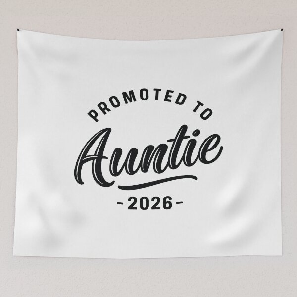 Item preview, Promoted To Auntie 2026,New Auntie designed and sold by CloudyPress.