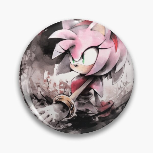 Item preview, Amy Rose Sumi-e  designed and sold by AnimeArsenalPrints.