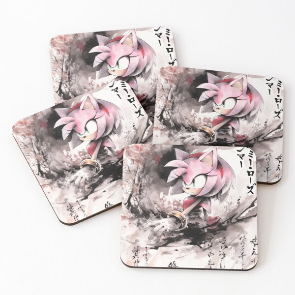 Item preview, Amy Rose Sumi-e  designed and sold by AnimeArsenalPrints.