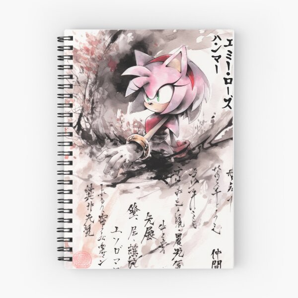 Item preview, Amy Rose Sumi-e  designed and sold by AnimeArsenalPrints.