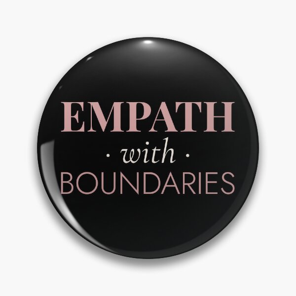 Item preview, Empath With Boundaries Mental Health Quote designed and sold by Becheer.