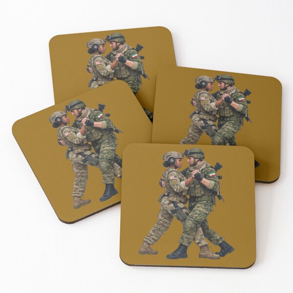 Item preview, Tango Between Enemy Soldiers! - Digital Watercolor designed and sold by Alan-David.