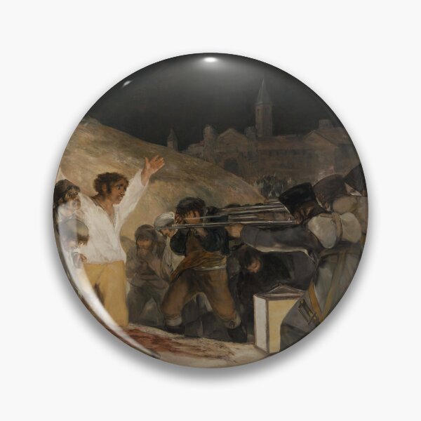 Item preview, El Tres de Mayo, by Francisco de Goya, from Prado thin black margin designed and sold by TeeARTHY.