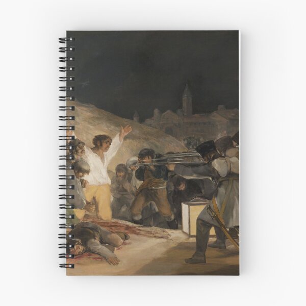 Item preview, El Tres de Mayo, by Francisco de Goya, from Prado thin black margin designed and sold by TeeARTHY.