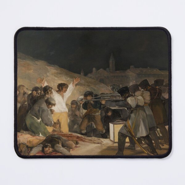 Item preview, El Tres de Mayo, by Francisco de Goya, from Prado thin black margin designed and sold by TeeARTHY.