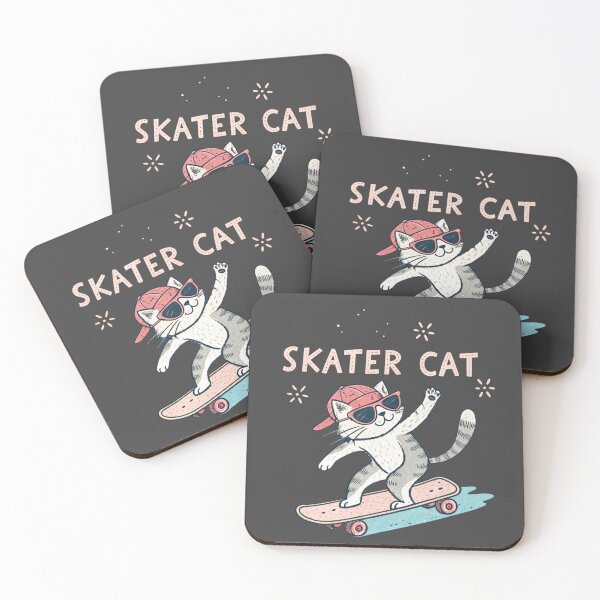 Item preview, Skater Cat – Street Style on Four Wheels designed and sold by Artiviose.
