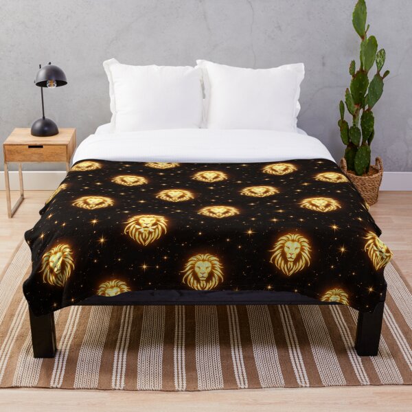 Item preview, Leo Golden Lion Zodiac Pattern designed and sold by QuantumOasis.