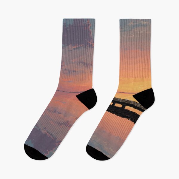 Item preview, Retro Pixel Art Fisherman at Dawn designed and sold by Rtymer.