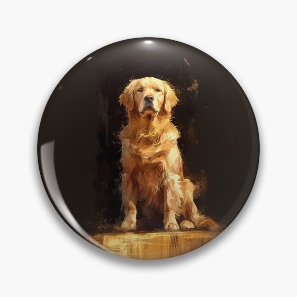 Item preview, Golden Retriever Portrait In Light designed and sold by Christian Weiss.