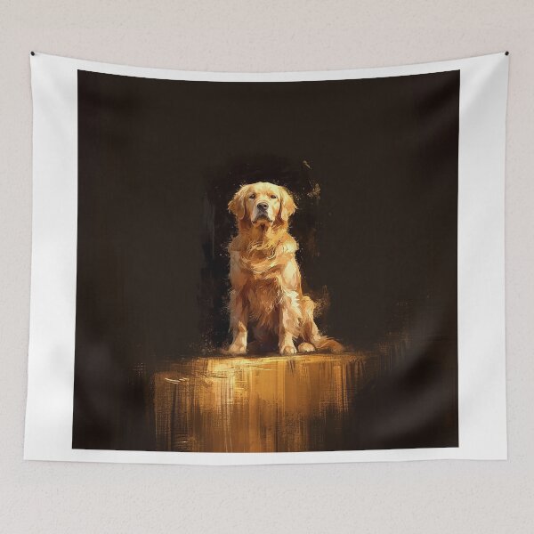Item preview, Golden Retriever Portrait In Light designed and sold by Christian Weiss.