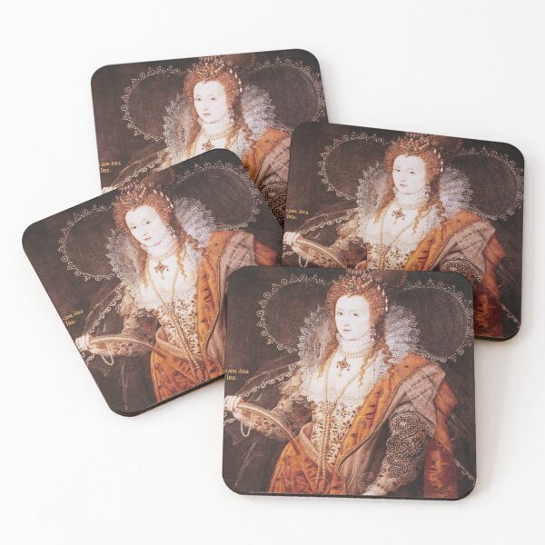 Item preview, Elizabeth I of England vintage Tudor portrait art designed and sold by Vintage Designs +.