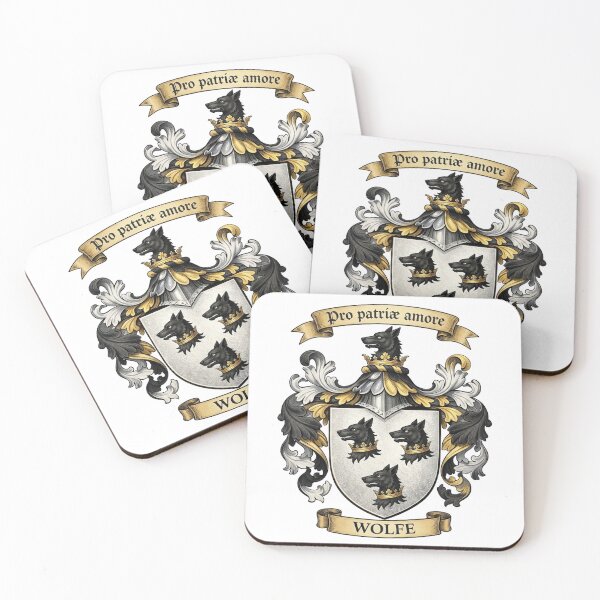 Item preview, The Wolfe Family Coat of Arms designed and sold by BagTown Clans.