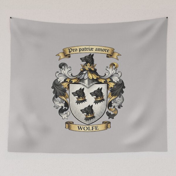 Item preview, The Wolfe Family Coat of Arms designed and sold by BagTown Clans.