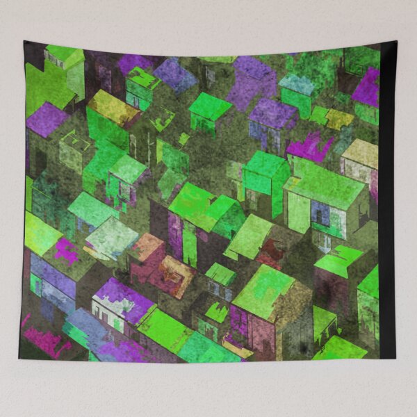 Item preview, Abstract city designed and sold by kinpirks.