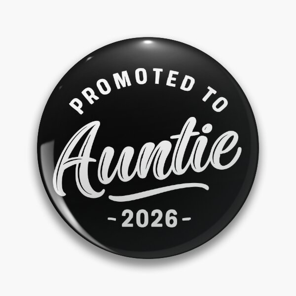 Item preview, Promoted To Auntie 2026,New Auntie designed and sold by CloudyPress.