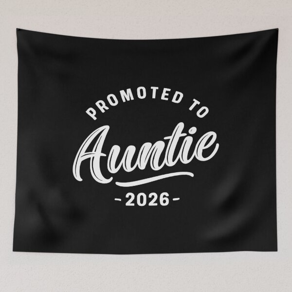 Item preview, Promoted To Auntie 2026,New Auntie designed and sold by CloudyPress.