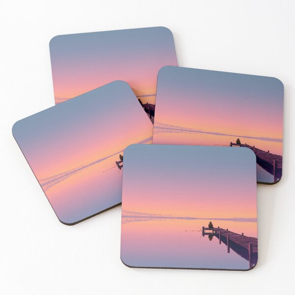 Item preview, Retro Pixel Art Fisherman at Dawn designed and sold by Rtymer.