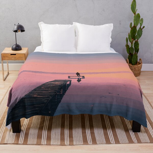 Item preview, Retro Pixel Art Fisherman at Dawn designed and sold by Rtymer.