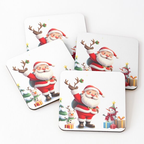 Item preview, Jolly Santa Claus Sticker designed and sold by Teewave-Ashish.