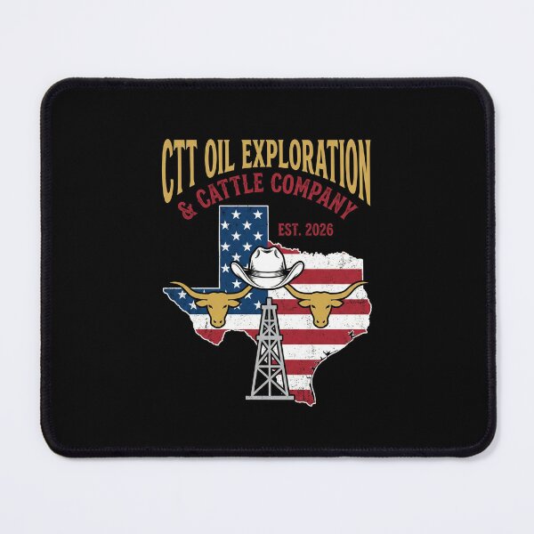 Item preview, CTT Oil Exploration And Cattle Company Vintage Texas Longhorn designed and sold by G350.