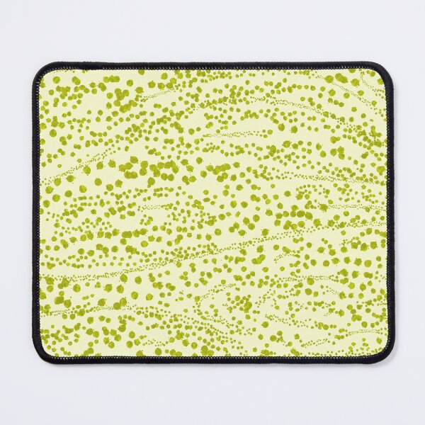 Item preview, Abstract Ink Blot Strata Pattern in Wasabi Green designed and sold by kierkegaard.