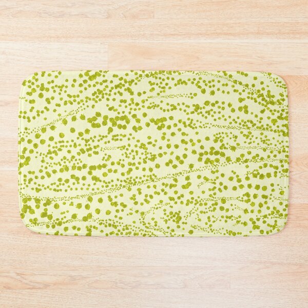 Item preview, Abstract Ink Blot Strata Pattern in Wasabi Green designed and sold by kierkegaard.