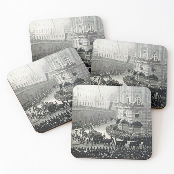 Item preview, Empress  Sisi of Bavaria funeral vintage photo - Erzsébet temetése Löwy designed and sold by Vintage Designs +.