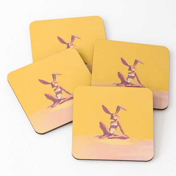 Item preview, Desert Bunny Pin Up Art designed and sold by Christian Weiss.