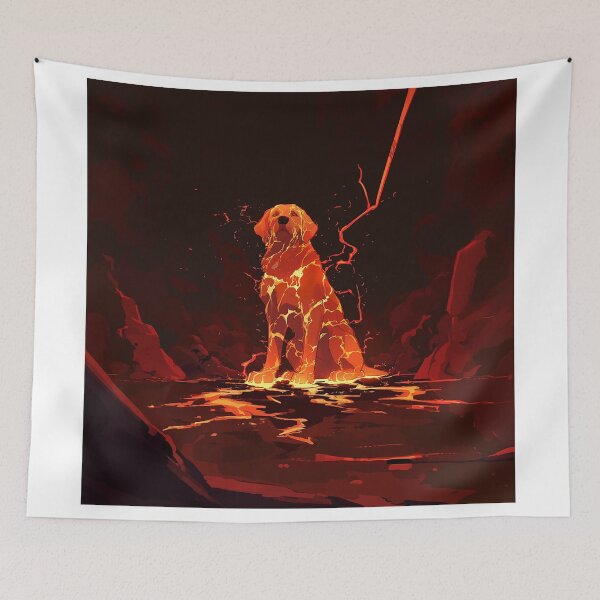 Item preview, Lava Crowned Golden Guardian designed and sold by Christian Weiss.