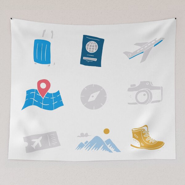 Item preview, Travel Icons Including designed and sold by babavoss99.
