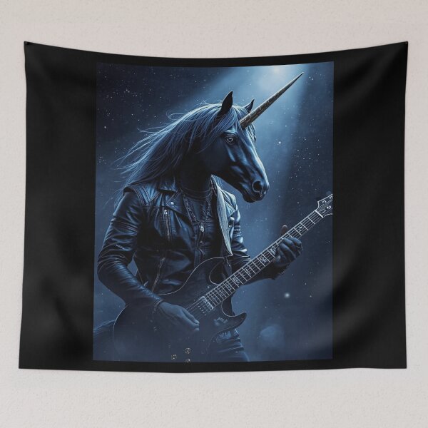 Item preview, Heavy metal unicorn designed and sold by whatthefoxsays.