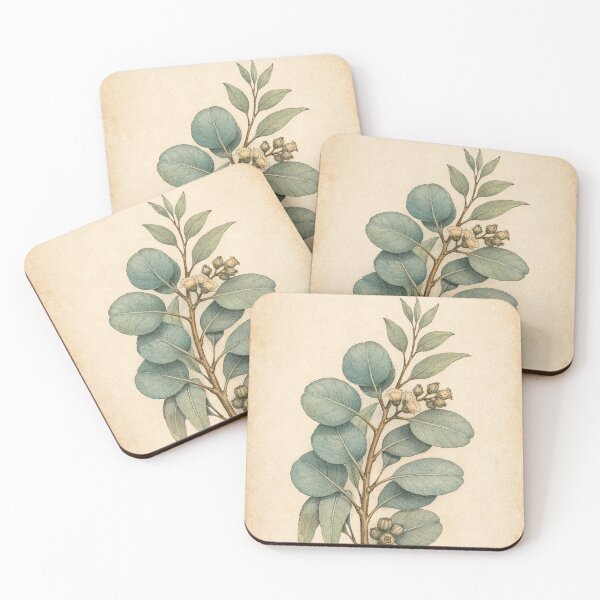 Item preview, Eucalyptus Vintage Botanical Print - Neutral Farmhouse Wall Art designed and sold by Darlin8888.