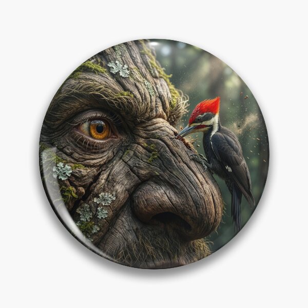 Item preview, Woodpecker Wakes Up an Ancient Tree Spirit designed and sold by Tridentulus.