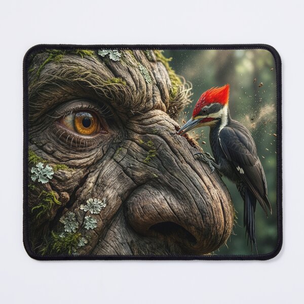 Item preview, Woodpecker Wakes Up an Ancient Tree Spirit designed and sold by Tridentulus.