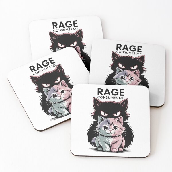 Item preview, Cute Cat Rage Consumes Me designed and sold by Millsoft.