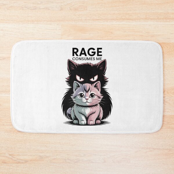Item preview, Cute Cat Rage Consumes Me designed and sold by Millsoft.