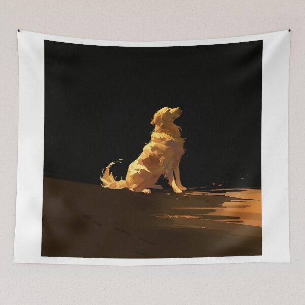 Item preview, Windlit Golden Retriever Portrait designed and sold by Christian Weiss.