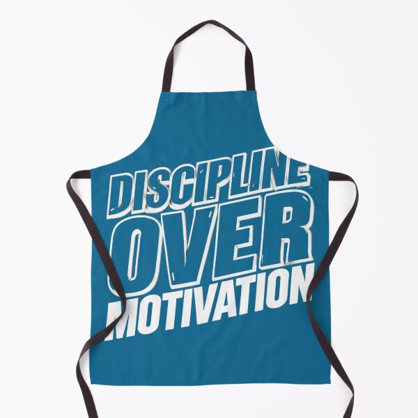Item preview, Discipline Over Motivation | Bold Italic High-Impact Fitness Graphic designed and sold by PACS0011.