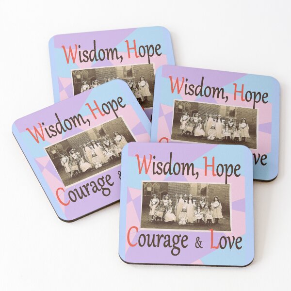 Item preview, Wisdom Hope Courage & Love designed and sold by Liberty Lists.